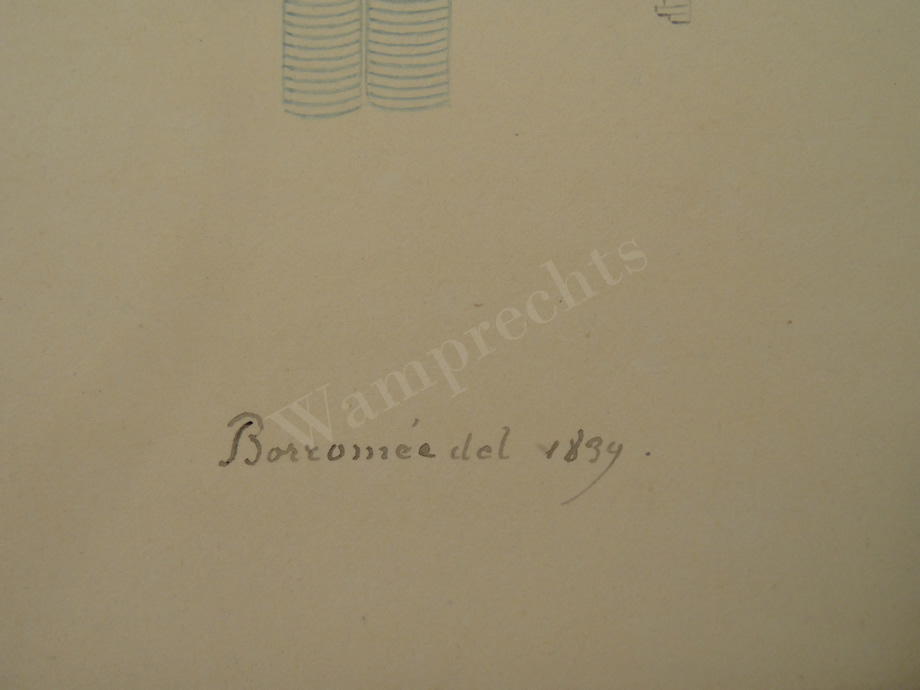 Watercolors & Lithographs of Borromée