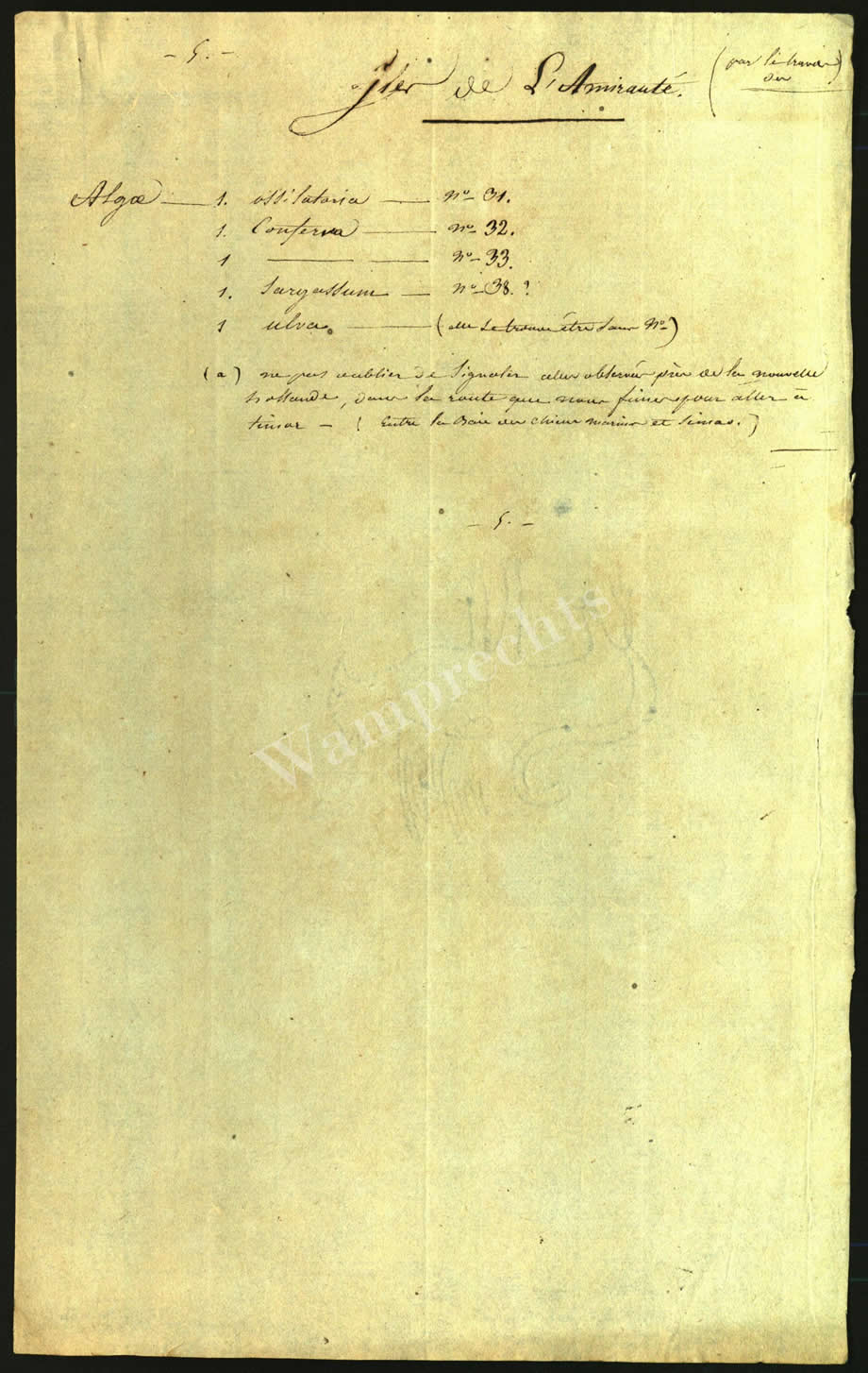 Scientific Notes of Gaudichaud Beaupré