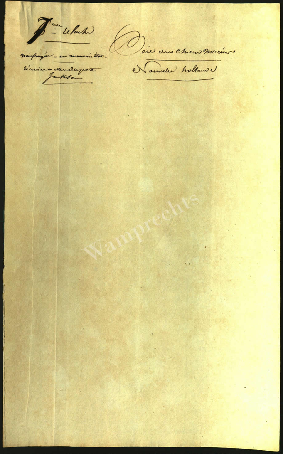 Scientific Notes of Gaudichaud Beaupré