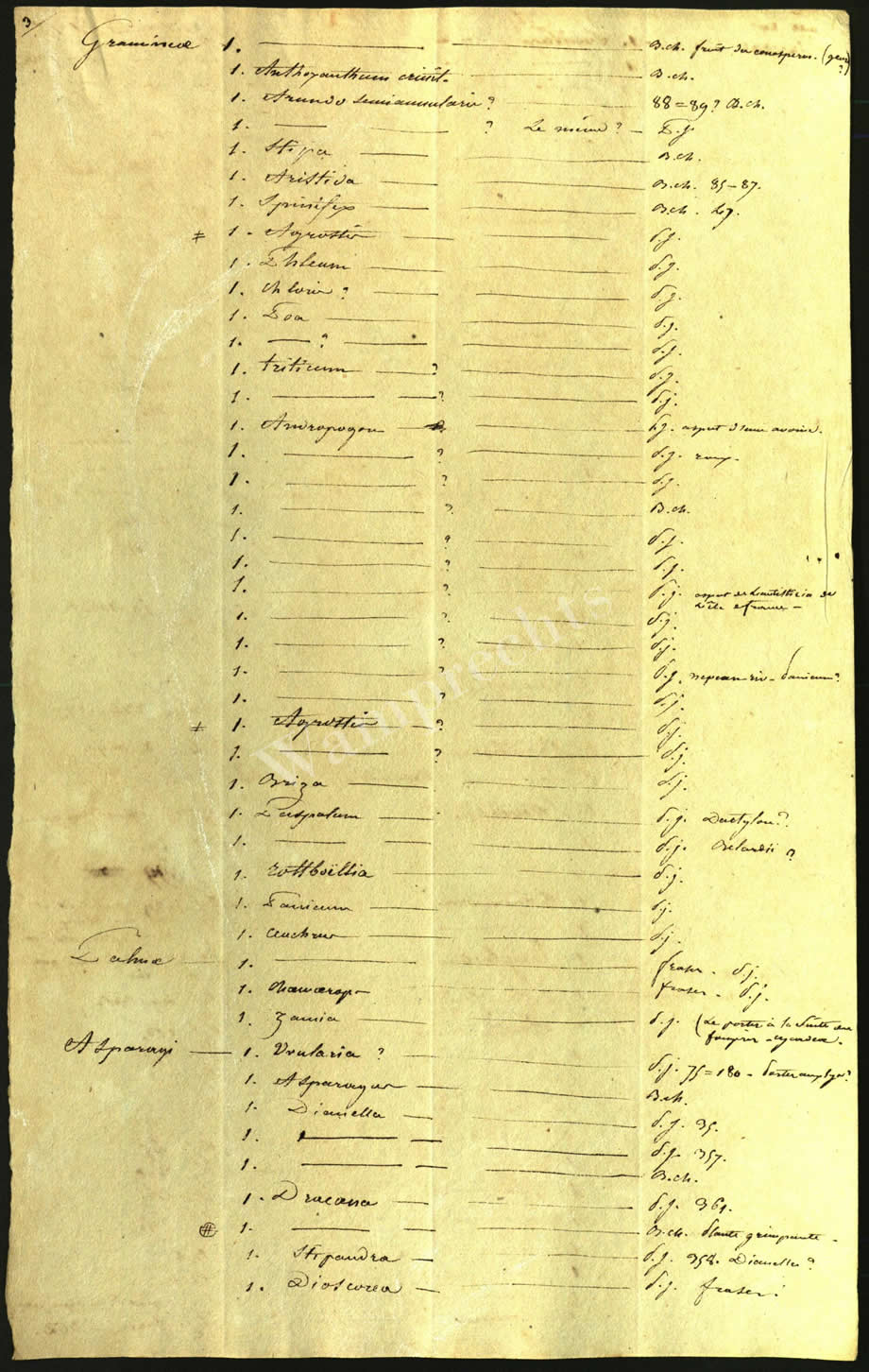 Scientific Notes of Gaudichaud Beaupré